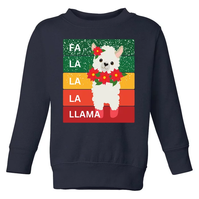 Fa La La Lama Alpaca Toddler Sweatshirt