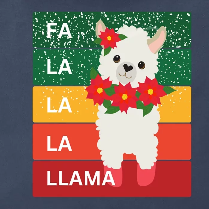 Fa La La Lama Alpaca Zip Tote Bag