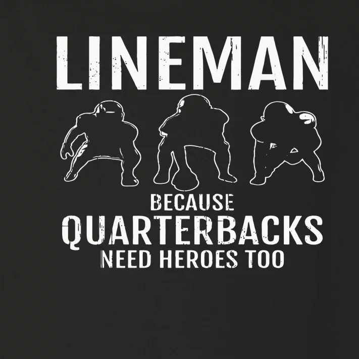 Football Lineman & Linemen Offensive Position Team Toddler Long Sleeve Shirt