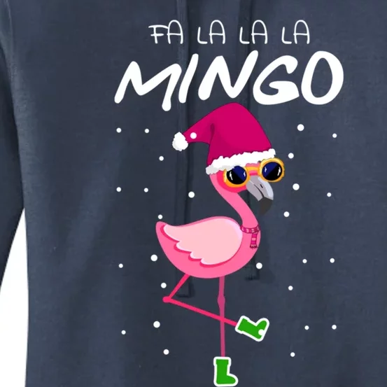 Fa La La La Mingo Funny Flamingo Lover Gift Women's Pullover Hoodie