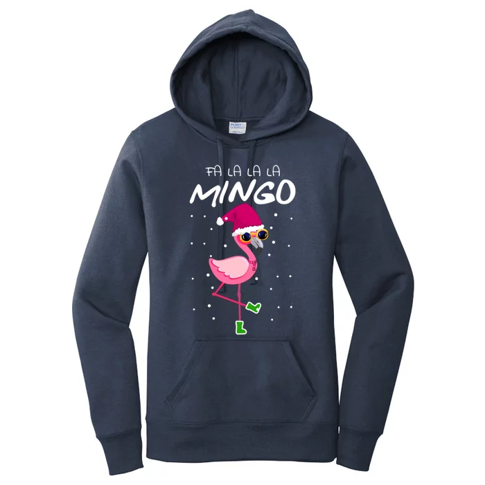 Fa La La La Mingo Funny Flamingo Lover Gift Women's Pullover Hoodie