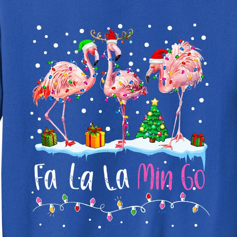 Fa La La La Mingo Flamingo Christmas  Xmas Sweatshirt