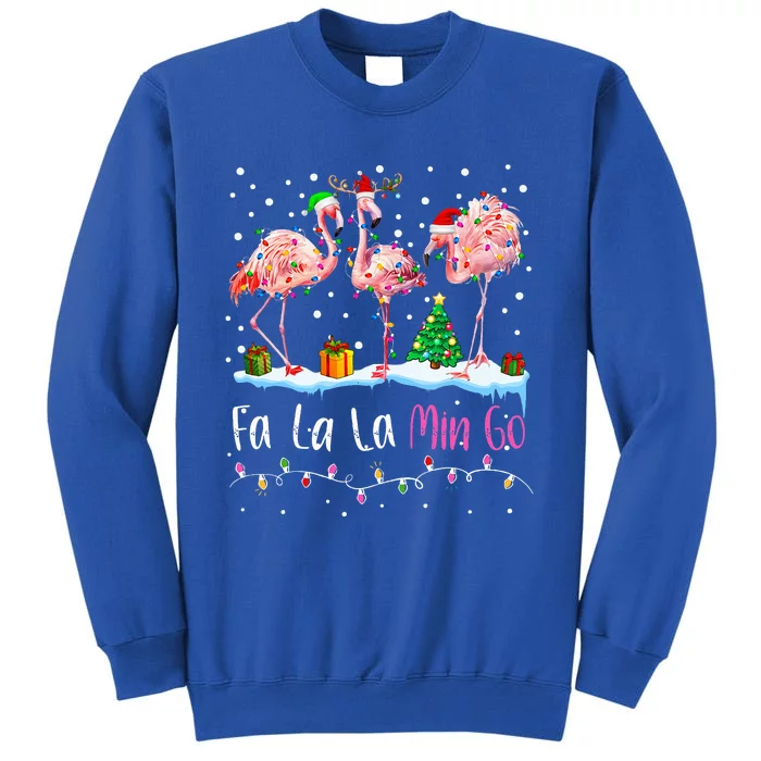 Fa La La La Mingo Flamingo Christmas  Xmas Sweatshirt