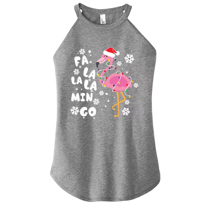 Fa La La La Mingo Time Cute Gift Women’s Perfect Tri Rocker Tank