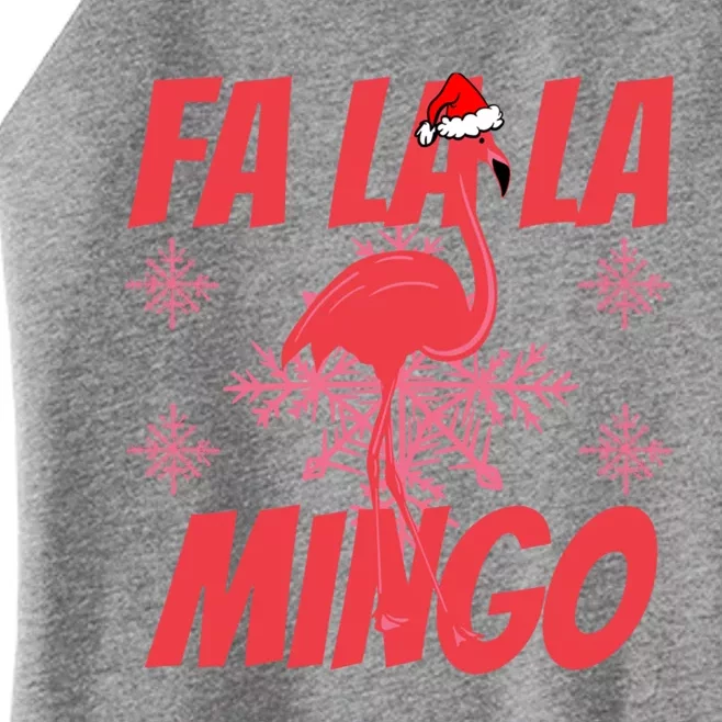 Fa La La Mingo Flamingo Christmas Gift Women’s Perfect Tri Rocker Tank