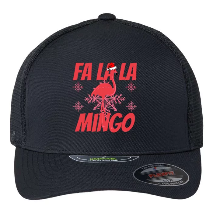 Fa La La MinGo Christmas Flexfit Unipanel Trucker Cap