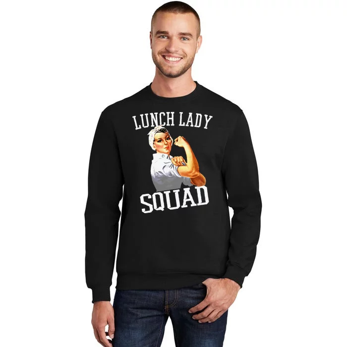 Funny Lunch Lady Gifts Cafeteria Worker Lunch Lady Squad Sweatshirt