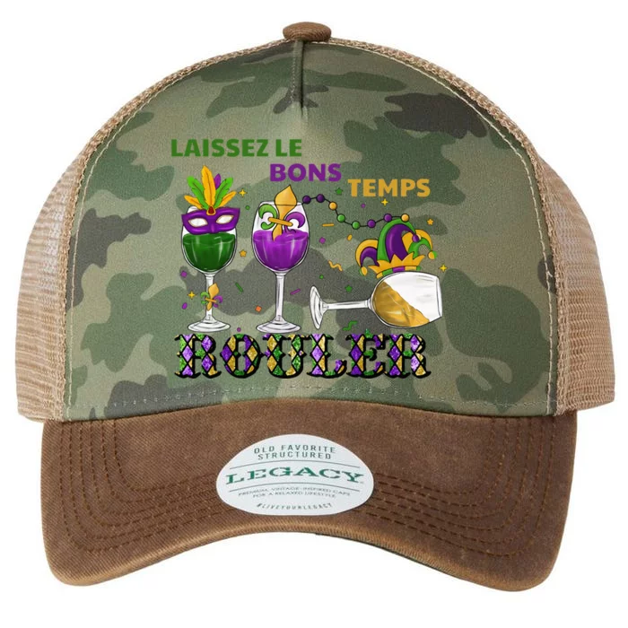 Funny Laissez Les Bons Temps Rouler Mardi Gras Legacy Tie Dye Trucker Hat