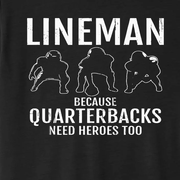 Football Lineman & Linemen Offensive Position Team ChromaSoft Performance T-Shirt