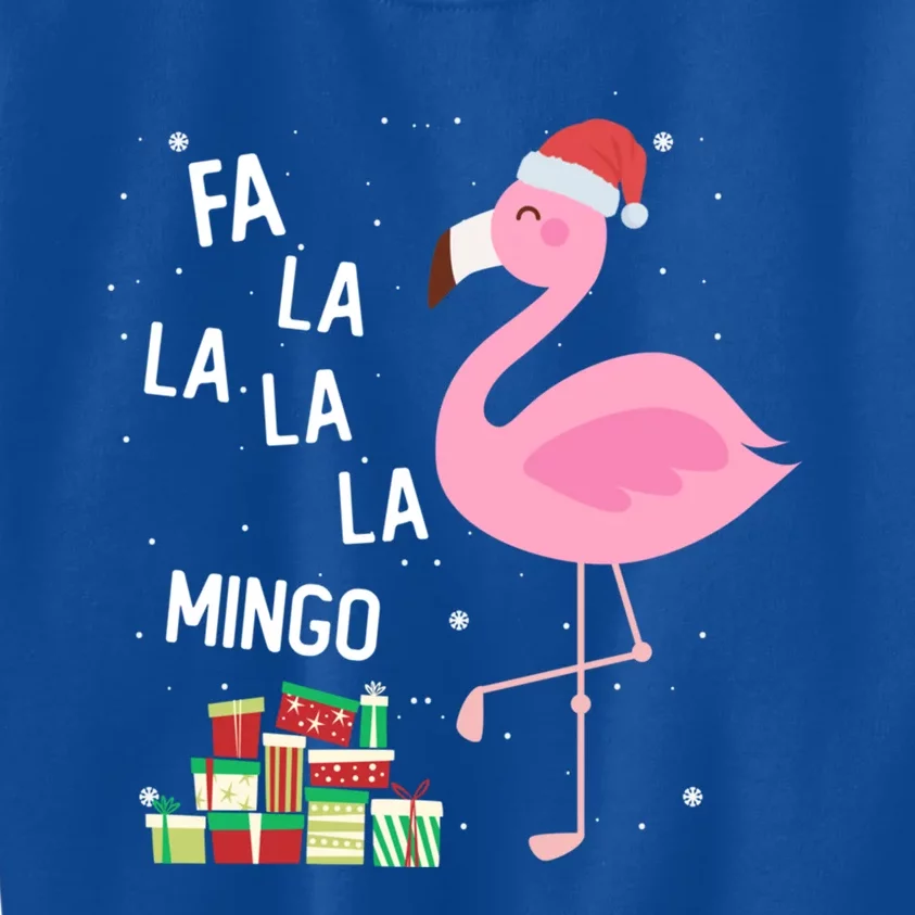 Fa La La Mingo Gift Flaming Christmas Gift Kids Sweatshirt