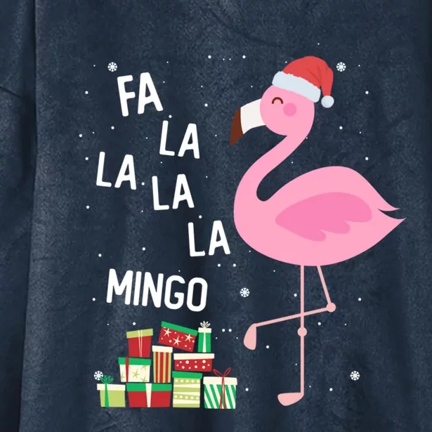 Fa La La Mingo Gift Flaming Christmas Gift Hooded Wearable Blanket