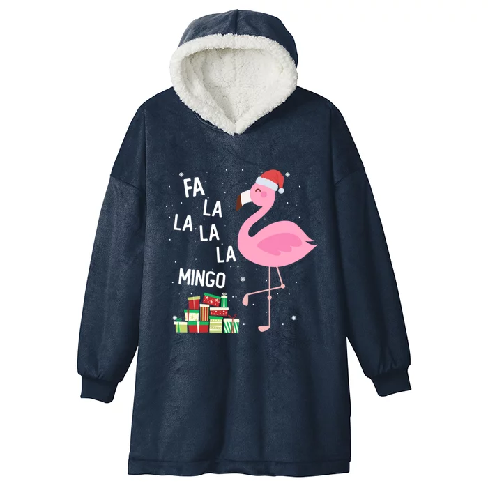 Fa La La Mingo Gift Flaming Christmas Gift Hooded Wearable Blanket