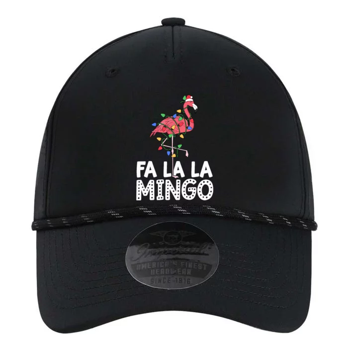 Fa La La Mingo Flamingo Christmas Tree Lights Tropical Xmas Performance The Dyno Cap