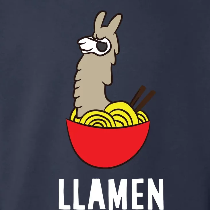 Funny LLama LLamen Noodles Chinese Food Llama Toddler Hoodie