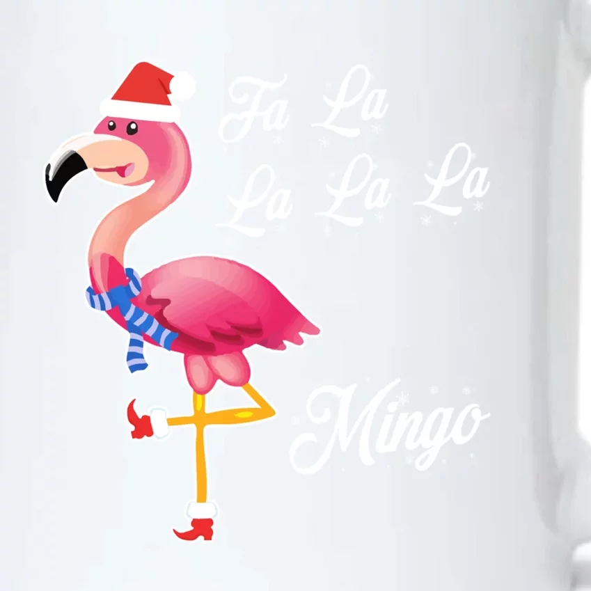 Fa La La Mingo Flamingo Cute Funny Christmas Gift Great Gift Meaningful Gift Black Color Changing Mug