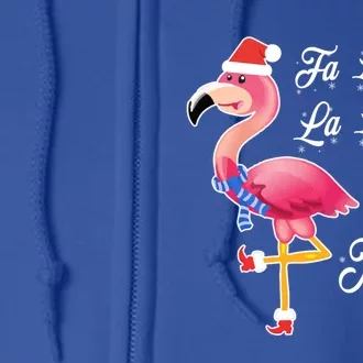 Fa La La Mingo Flamingo Cute Funny Christmas Gift Great Gift Meaningful Gift Full Zip Hoodie