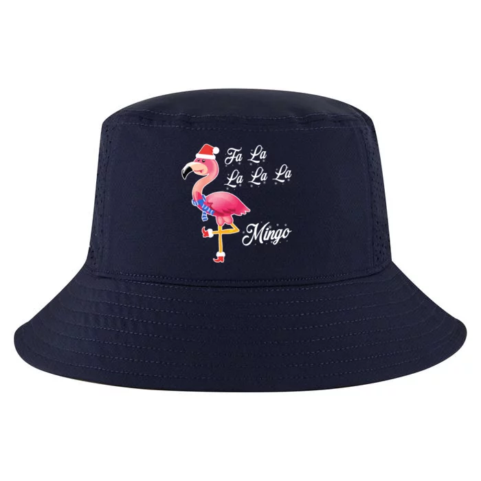 Fa La La Mingo Flamingo Cute Funny Christmas Gift Great Gift Meaningful Gift Cool Comfort Performance Bucket Hat