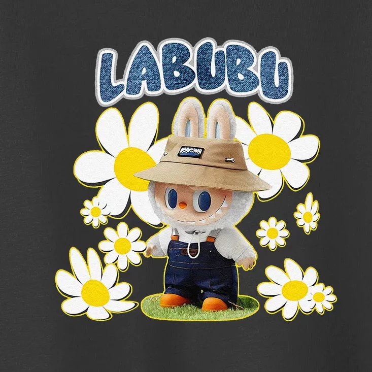 Funny Labubu Lover Cute Labubu Flowers Gift Toddler T-Shirt