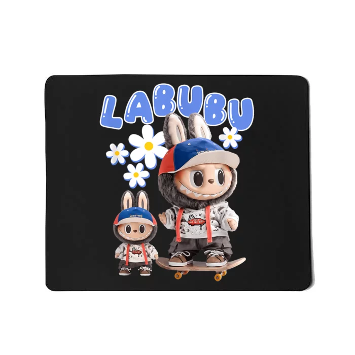 Funny Labubu Lover Cute Labubu Party Meme Mousepad