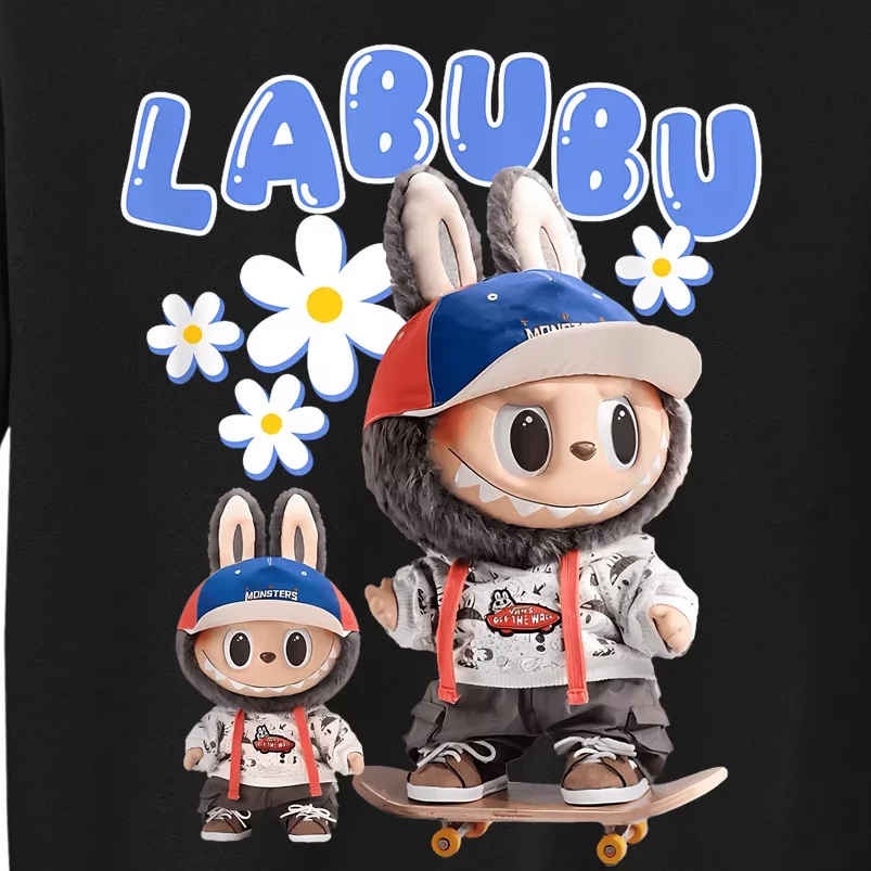 Funny Labubu Lover Cute Labubu Party Meme Tall Sweatshirt