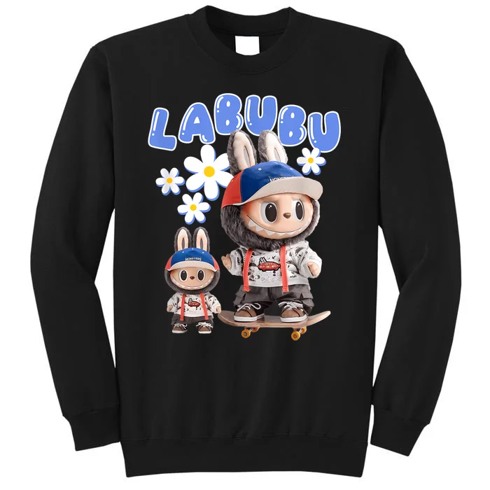 Funny Labubu Lover Cute Labubu Party Meme Tall Sweatshirt