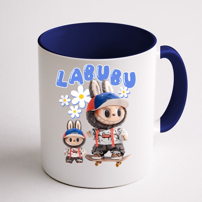 Funny Labubu Lover Cute Labubu Party Meme Front & Back Coffee Mug