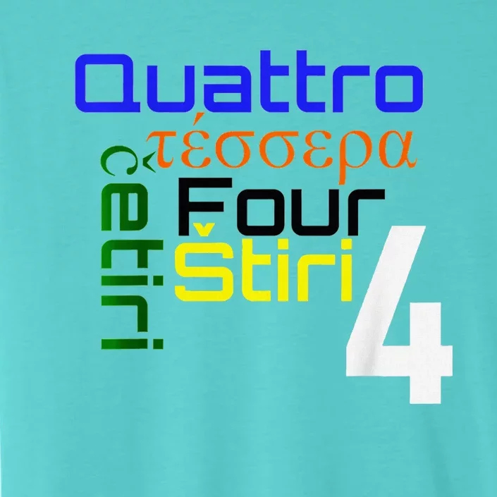 Four Languages Learning ChromaSoft Performance T-Shirt