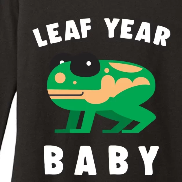 Frog Lovers Leaf Year Leaf Birthday Jumping Funny Gift Womens CVC Long Sleeve Shirt