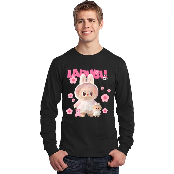 Funny Labubu Lover Cute Labubu The Monsters Tall Long Sleeve T-Shirt