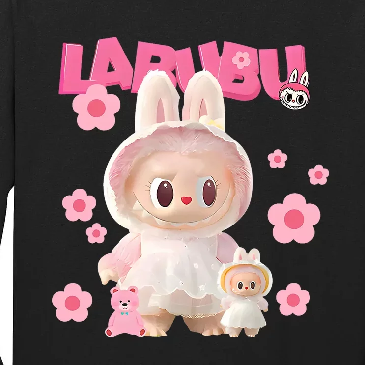 Funny Labubu Lover Cute Labubu The Monsters Tall Long Sleeve T-Shirt