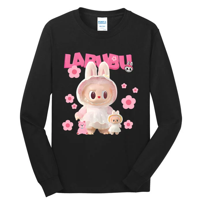 Funny Labubu Lover Cute Labubu The Monsters Tall Long Sleeve T-Shirt