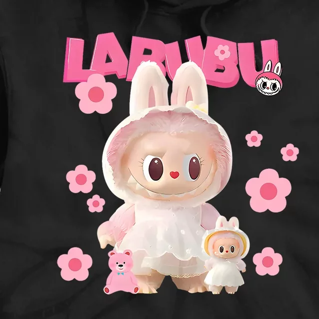 Funny Labubu Lover Cute Labubu The Monsters Tie Dye Hoodie