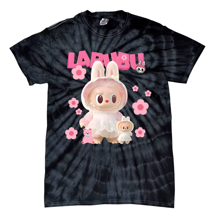 Funny Labubu Lover Cute Labubu The Monsters Tie-Dye T-Shirt