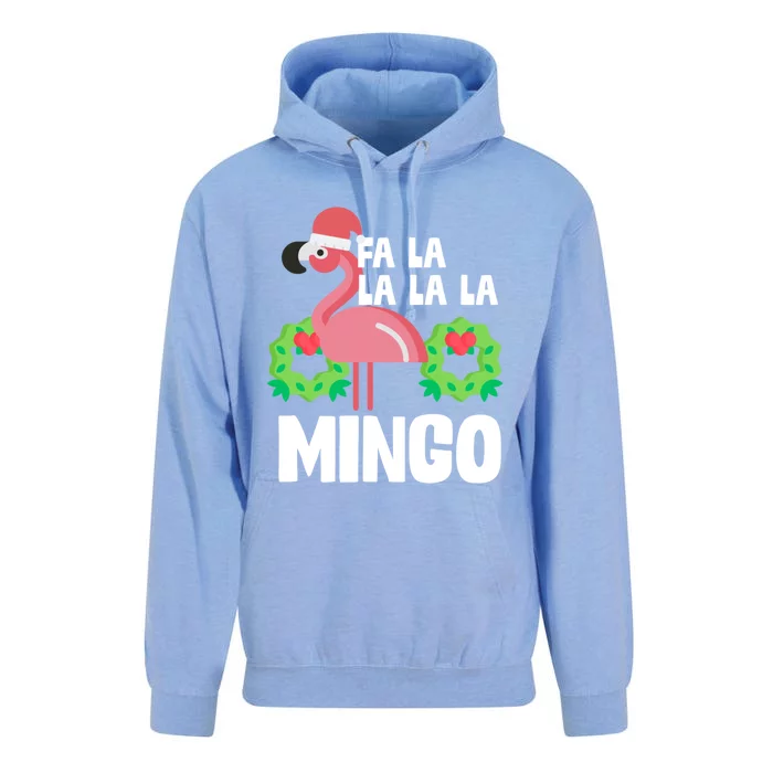 Fa La La Mingo Santa Christmas Flamingo Gift Great Gift Unisex Surf Hoodie