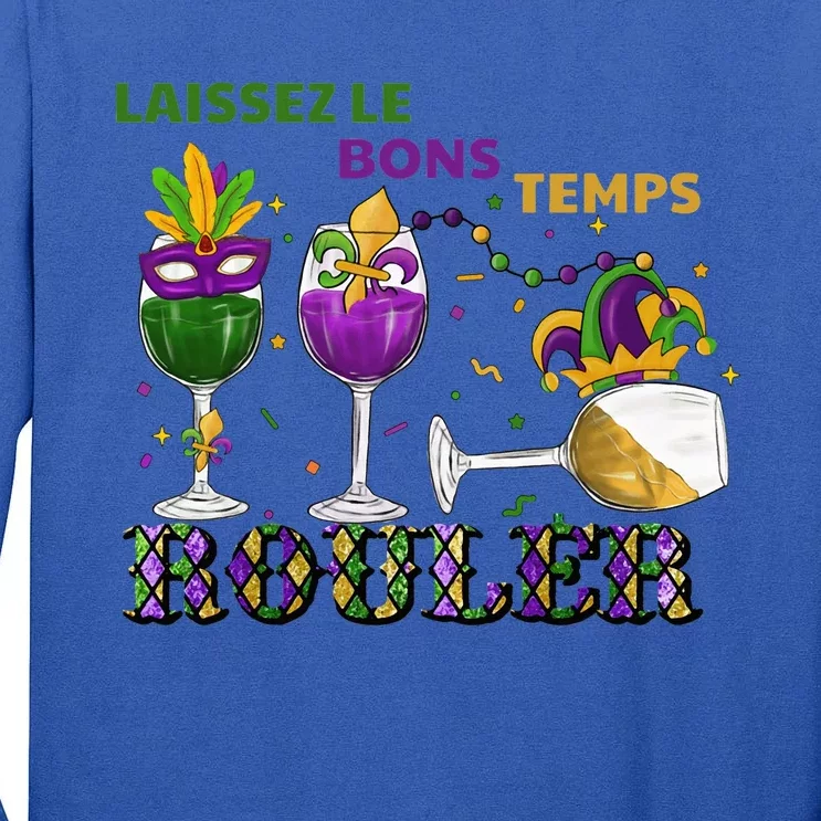 Funny Laissez Les Bons Temps Rouler Mardi Gras Tall Long Sleeve T-Shirt