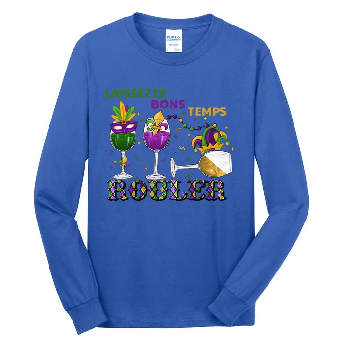 Funny Laissez Les Bons Temps Rouler Mardi Gras Tall Long Sleeve T-Shirt