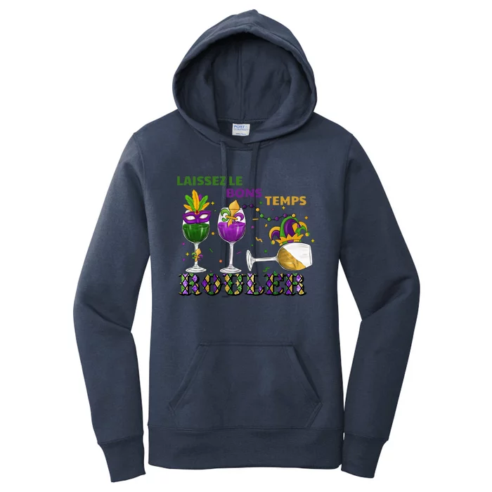 Funny Laissez Les Bons Temps Rouler Mardi Gras Women's Pullover Hoodie