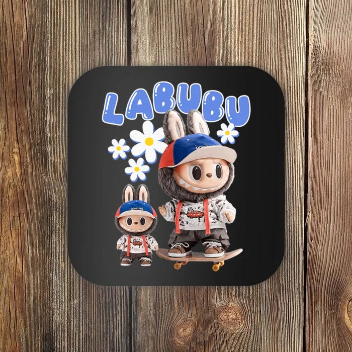 Funny Labubu Lover Cute Labubu Party Meme Coaster