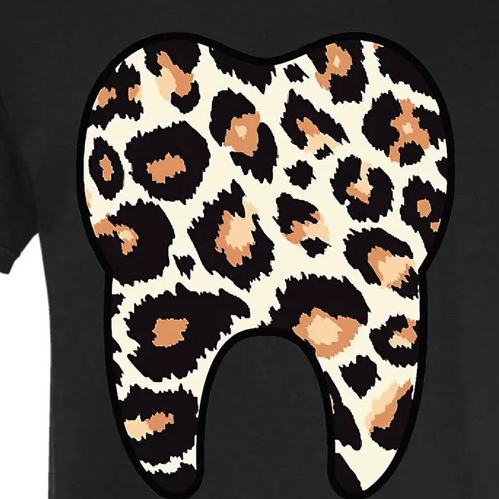 Funny Leopard Leo Dental Hygienist Teeth Assistant Dentistry Garment-Dyed Heavyweight T-Shirt