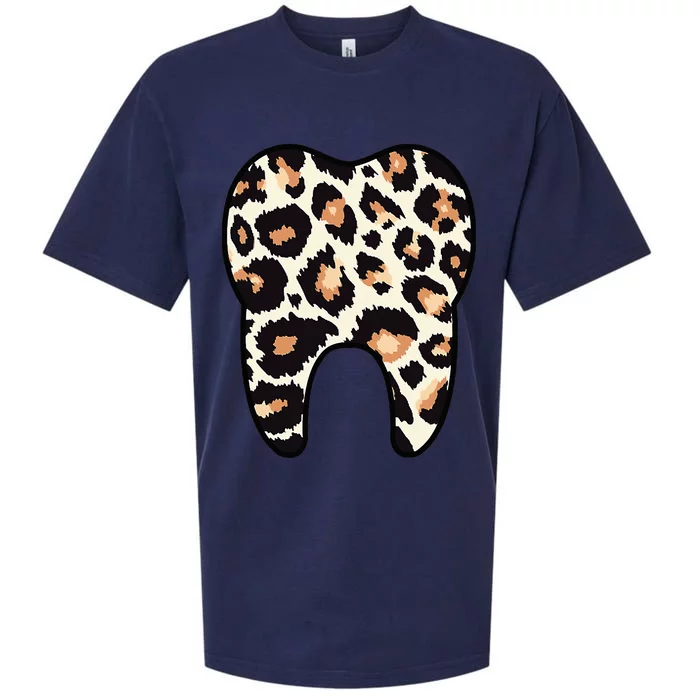 Funny Leopard Leo Dental Hygienist Teeth Assistant Dentistry Sueded Cloud Jersey T-Shirt