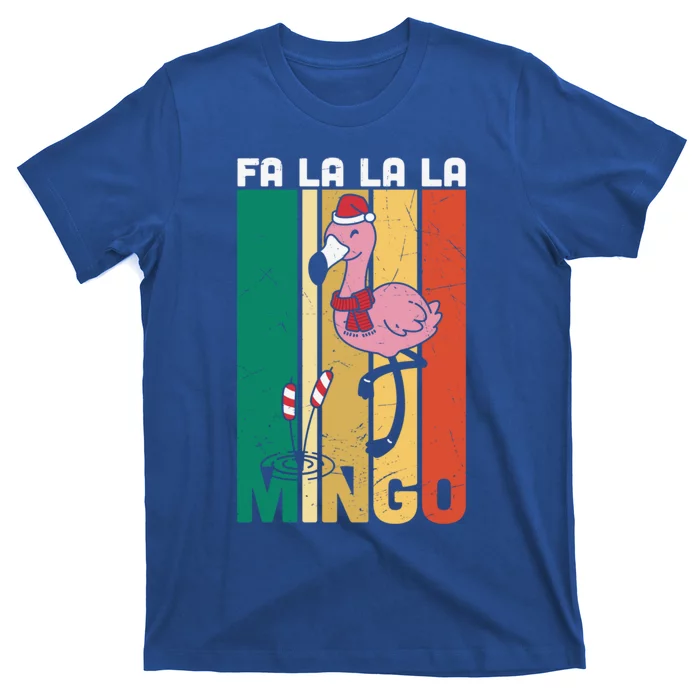 Fa La La La Mingo Flamingo Christmas In July Summer Xmas Cute Gift T-Shirt