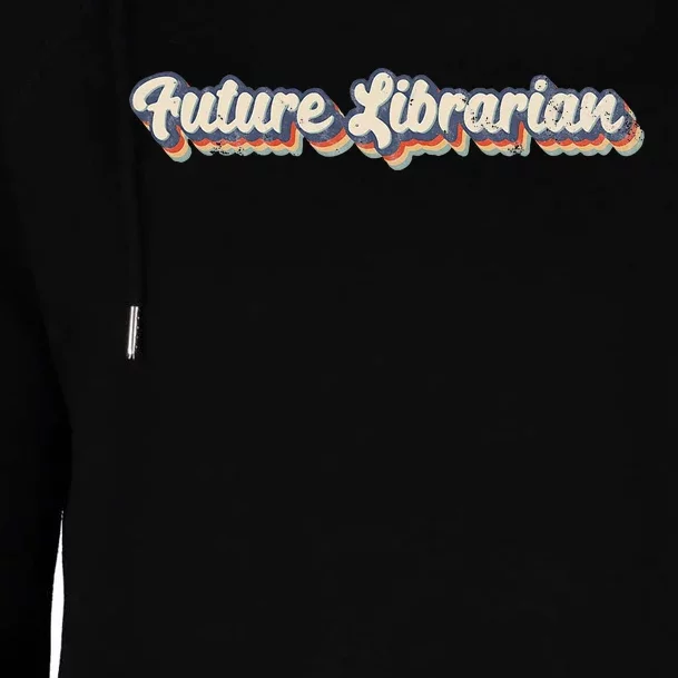 Future Librarian Library Science Student Major Graduation Womens Funnel Neck Pullover Hood