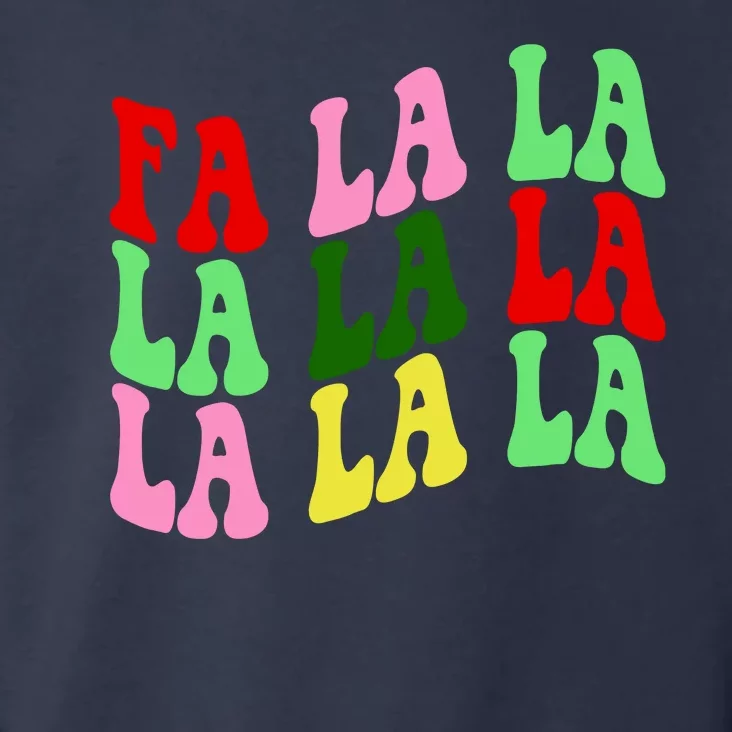 Fa La La Groovy Christmas Toddler Hoodie