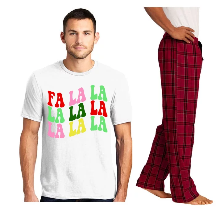 Fa La La Groovy Christmas Pajama Set