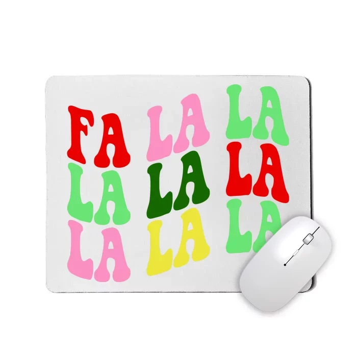 Fa La La Groovy Christmas Mousepad