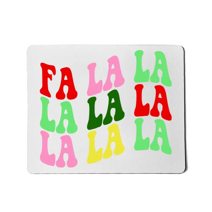 Fa La La Groovy Christmas Mousepad