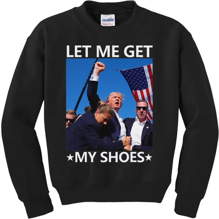 Funny Let Me Get My Shoes And Conquer Kids Sweatshirt