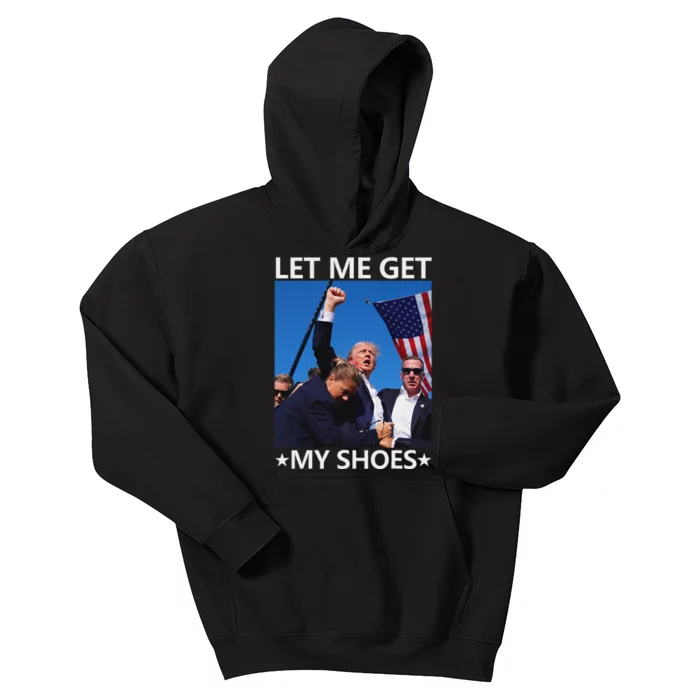 Funny Let Me Get My Shoes And Conquer Kids Hoodie