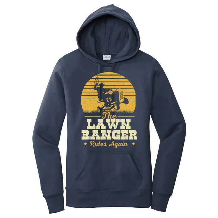 Funny Landscraper Mower Landscaping Women's Pullover Hoodie