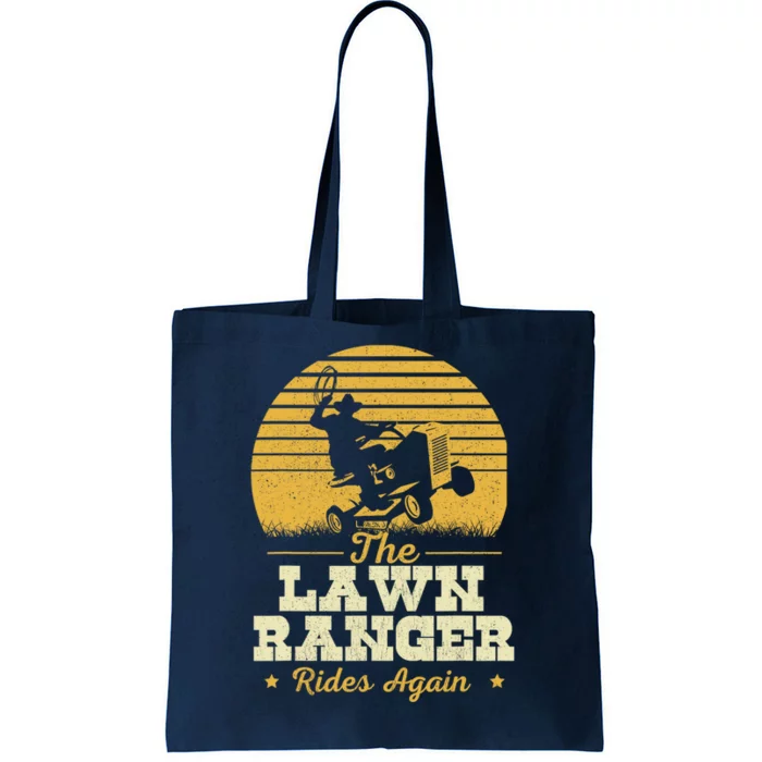 Funny Landscraper Mower Landscaping Tote Bag